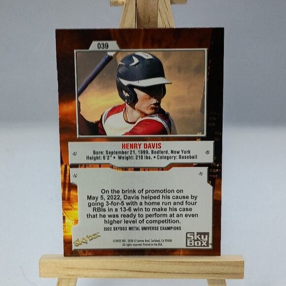 2022 Skybox Metal Universe #39 - Picture 4 of 4